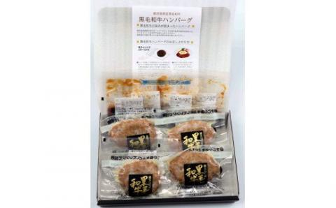 AS-2021 鹿児島県産 黒毛和牛ハンバーグ 計4個