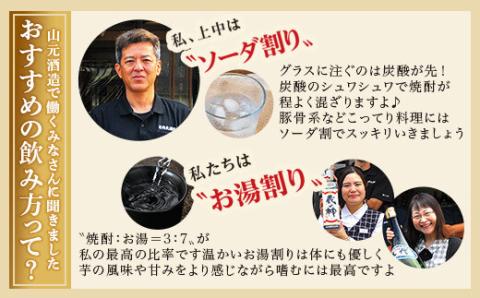 DS-112 芋焼酎 蔵の神パック 10800ml（1800ｍｌ×6本） 25度 山元酒造