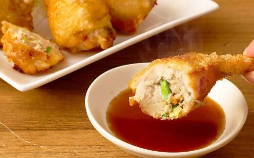 ASR-713 鹿児島生 手羽ぎょうざ (20本) 餃子のタレ付き