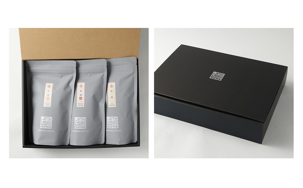 AS-740 紅茶3種詰め合わせセット(ティーポット用ティーバックタイプ) ブレンド紅茶 夏摘み紅茶 春摘み紅茶 3袋 崎原製茶