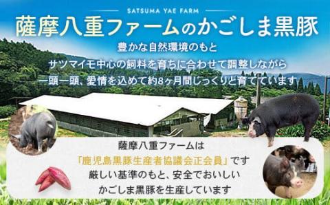 AS-703 かごしま黒豚しゃぶしゃぶ味噌鍋セット ロース肉300g バラ肉300g 特製味噌スープ ちゃんぽん麺 薩摩八重ファーム 工房みかく亭