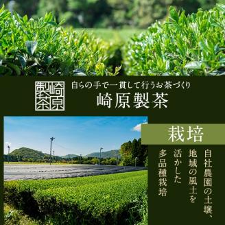 FS-002 崎原製茶 定期便リーフ（年4回）2月・5月・8月・11月