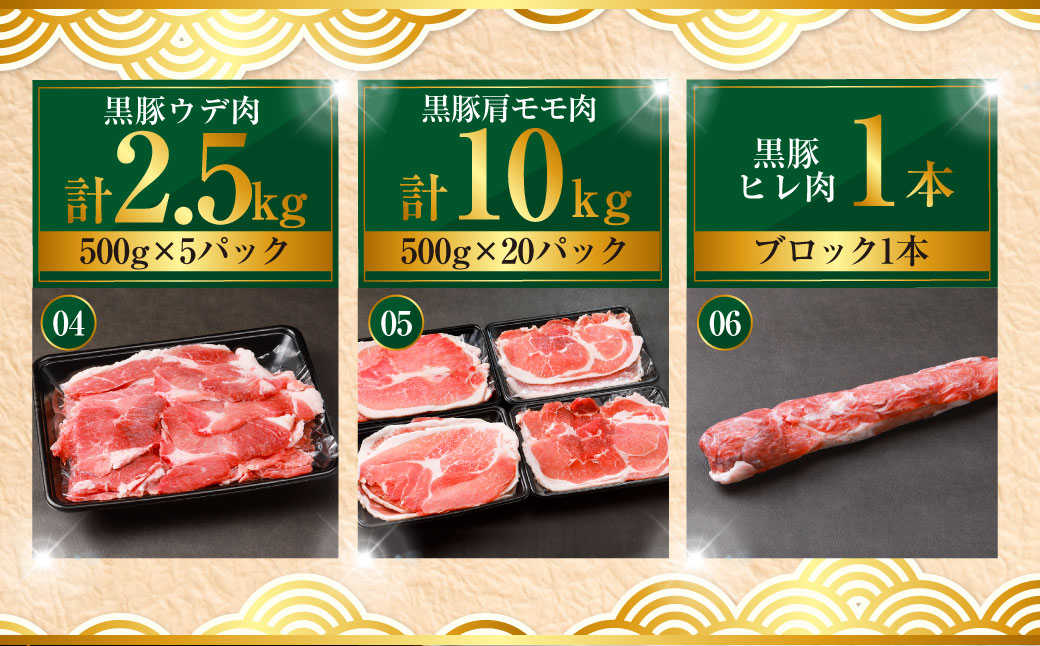 KSR-306-t 【5回定期便】かごしま黒豚半頭 約22.5kg 生産者直送 薩摩八重ファーム 工房みかく亭