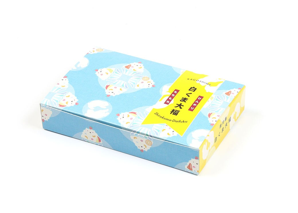 ZS-941 夏限定！鹿児島かき氷の味 冷たい 白くま大福 (8個入り)