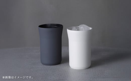 【京セラ】蓋付きタンブラー 350ml ＜クリームホワイト2個・ダークグレー1個＞ 計3個セット CERAMUG タンブラー 真空容器 保冷 保温 真空断熱 セラミック トラベルカップ KYOCERA CSR-609-1