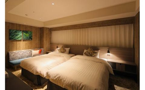 JS-005 S CUBE HOTEL by SHIROYAMA デラックスツイン 1泊2食付きペア宿泊券