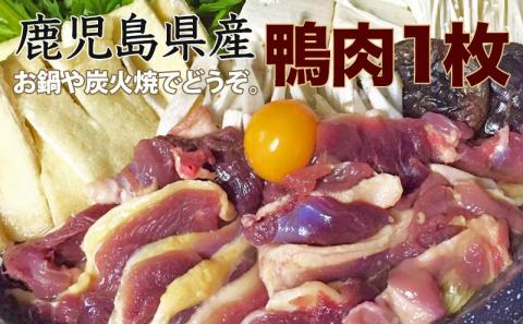 AS-404 鹿児島県産自然育ちの鴨肉(合鴨肉) 1枚 【2024年12月以降順次発送】