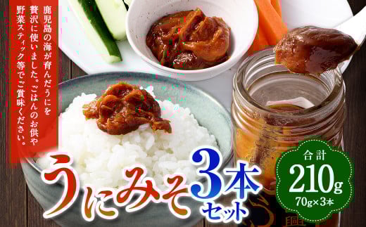 AS-548 うにみそ 3本セット