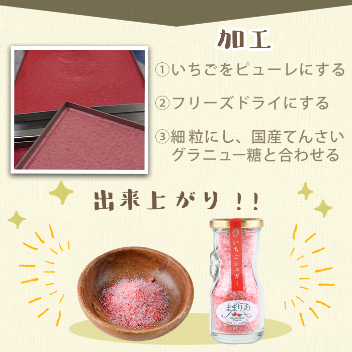 No.684 ＜数量限定＞鹿児島県産いちごで作った苺シュガー(計