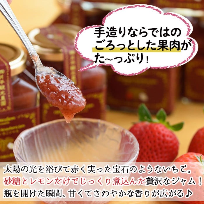 No.1309 苺ジャム(200g×2本)と不知火ジャム(200g×2本) いちご し