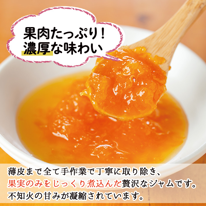 No.396 手造り不知火ジャム (200g×6本) 鹿児島県産 無添加 みか