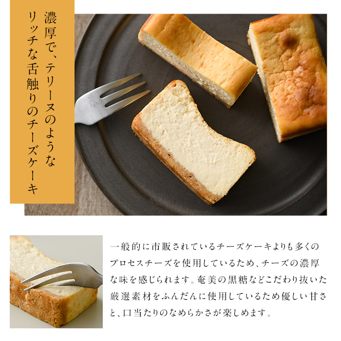 No.852 リッチな舌触りに拘り抜いたチーズケーキ(1本)【FJLAND
