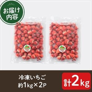 No.298 冷凍いちご(計約2kg・約1kg×2) 国産 九州産 苺 いちご イ