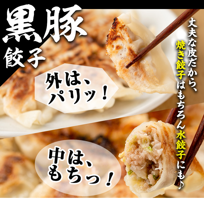 No.1327-n ＜3ヶ月以内に発送＞鹿児島黒豚使用の黒豚生餃子(