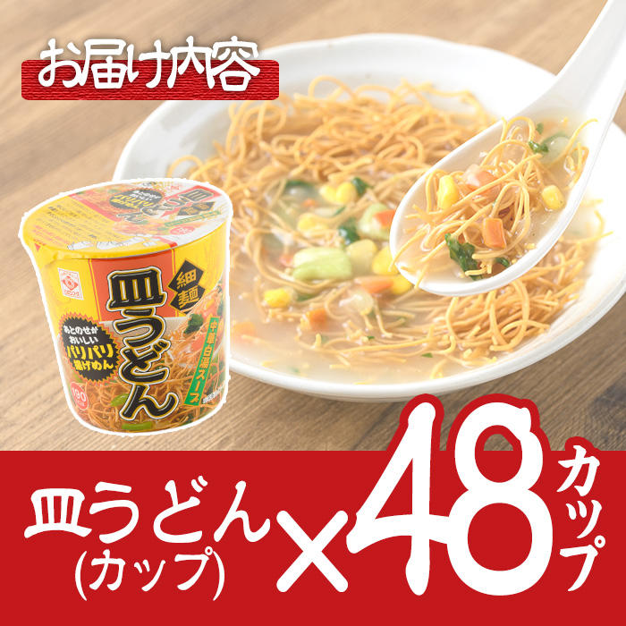 No.519 お好みで食べ方選べる♪カップ皿うどん(41.5g×48個)【