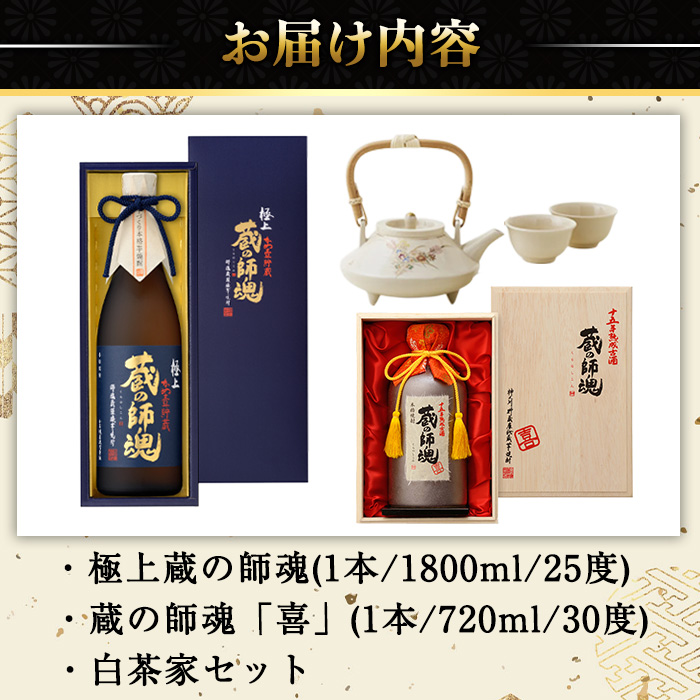 No.083 蔵の師魂「喜」・極上蔵の師魂・沈壽官窯「白茶家セ