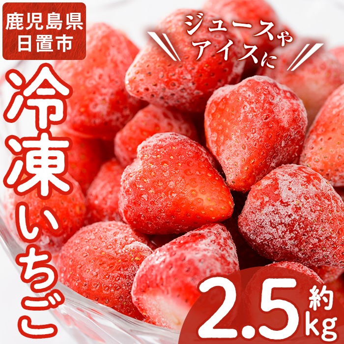 No.1183 冷凍いちご(計約2.55kg・約850g×3P) 国産 九州産 苺 いち