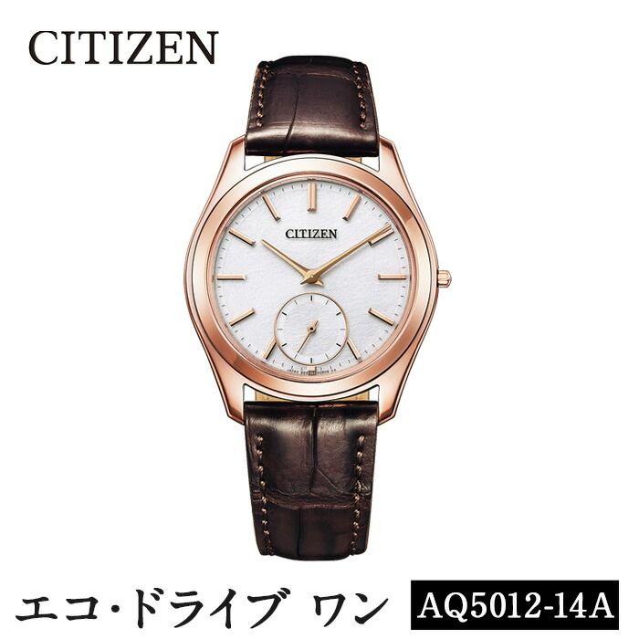 No.835 CITIZEN腕時計「エコ・ドライブワン」(AQ5012-14A)日本製 CI