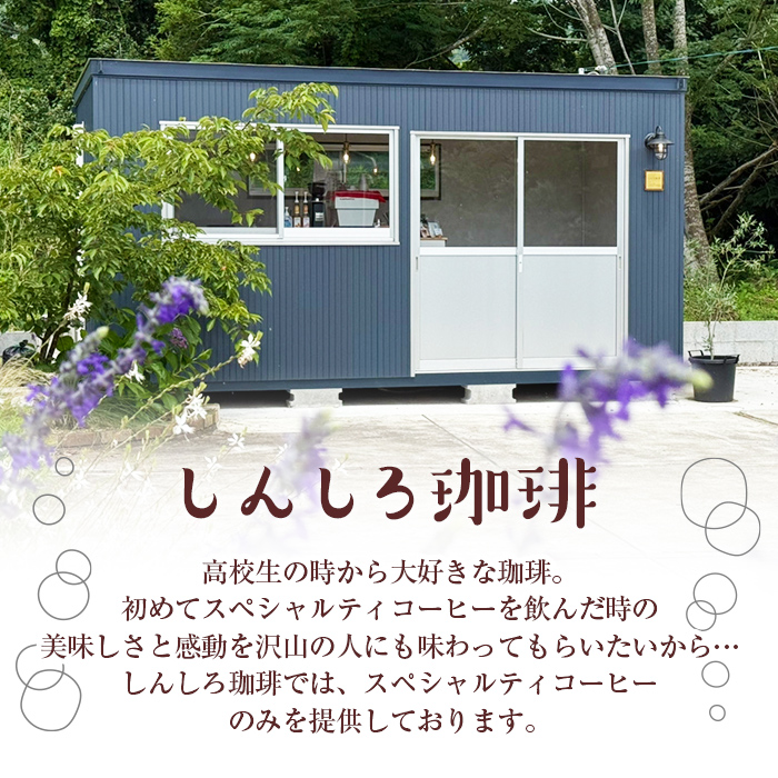 ドリップバッグコーヒーセット ー浅煎りー (計8個・10g×8) コーヒー 珈琲 浅煎り【しんしろ珈琲】A1079