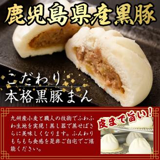 【訳あり】黒豚まん10個入り！化粧箱なし自宅用！【有限会社アグリおおすみ】A188-v01