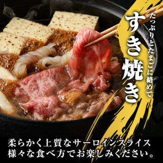 A5等級鹿児島県産黒毛和牛 サーロインスライス(計600g・200g×3P) スライス 牛肉 国産 【カミチク】A383-v01