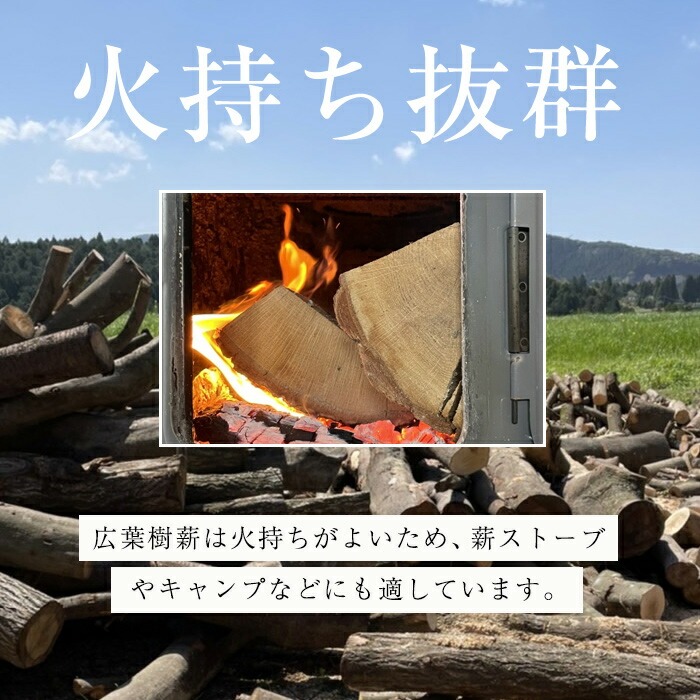 広葉樹のミックス乾燥薪(約20kg) 【薪屋 薪の助】A303-v03