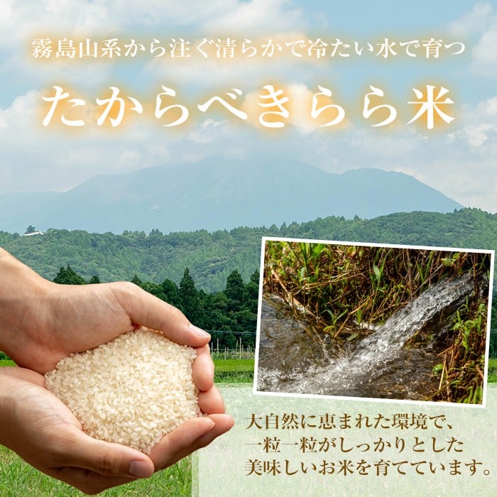 ＜選べる内容量！＞たからべきらら米(10kg) 米 お米 白米【道の駅たからべきらら館】 B201-v01 【計10kg】