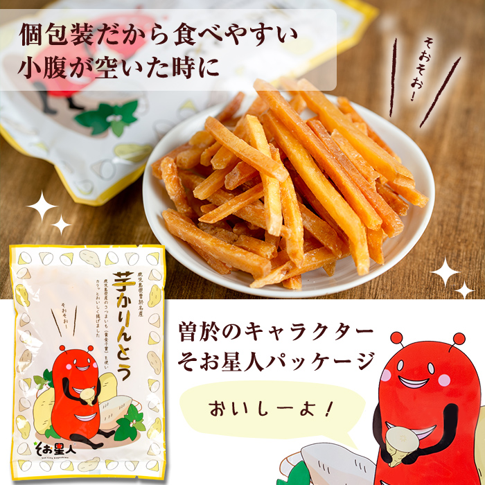 ＜大人気芋けんぴ20袋入りが新登場！＞鹿児島県産黄金千貫使用！芋けんぴ 20袋(計1.6kg・80g×20袋) さつまいも 芋かりんとう おやつ【曽於市観光協会】A481 【1回】80g×20袋(約1.6kg)