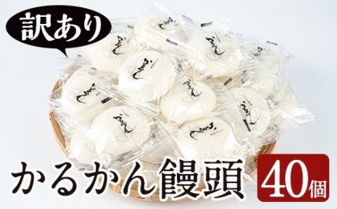 [訳あり]鹿児島の郷土菓子かるかん饅頭(40個) [津曲食品]A-205