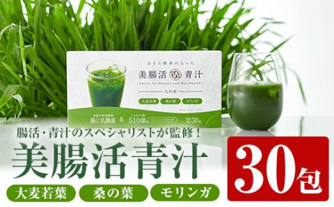 美腸活青汁 (3g×30包) 国産 大麦若葉 青汁[チョイスジャパン株式会社]A390-v01