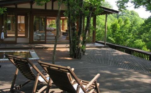 PK-002 天空の森「霖雨の森」ペア宿泊券(1泊2食付)温泉付きヴィラで完全プライベート1泊2食付きペア宿泊チケット【天空の森】宿泊券 宿泊 霧島市 温泉 チケット 食事 温泉 旅行