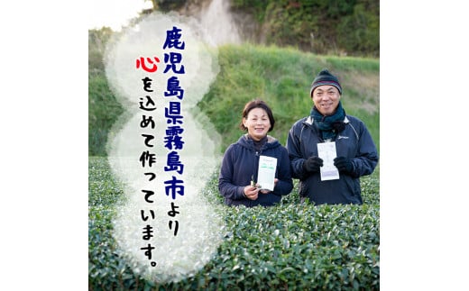 A-147 厳選深むし霧島茶(計3袋)【松山産業】霧島市 国産 霧島産 お茶 茶葉 煎茶 緑茶 銘茶 深むし茶 詰め合わせ 詰合せ