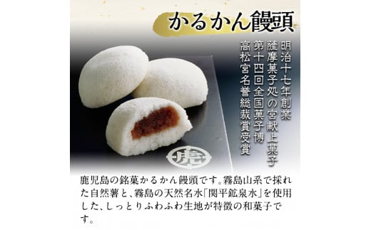 B-134 鹿児島の銘菓かるかん饅頭(餡入り)(8個入り×5箱 計40個)【徳重製菓とらや】霧島市 国産 かるかん 軽羹 饅頭 まんじゅう 銘菓 郷土菓子 生菓子 お菓子 和菓子 スイーツ