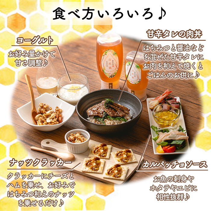 K-126-A 霧島産百花蜜(300g) ＜無添加 非加熱 着色料・保存料不使用＞ 純粋ハチミツ 100%天然【冨吉養蜂】霧島市 はちみつ 蜂蜜 ハニー 純粋 純国産