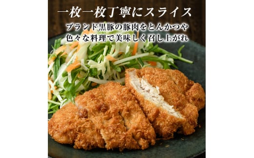 A-211 鹿児島黒豚「霧島熟成神話豚」下ロースセット計500g(100g×5P)【富士食品】霧島市 肉 豚肉 小分け 高級 下ロース 国産 豚 精肉 とんかつ 豚カツ カツ 冷凍