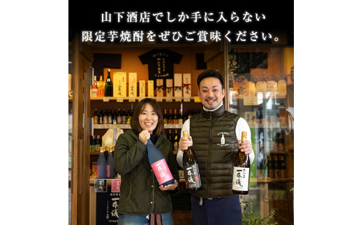 B-074 さつま一本儀・さつま一本儀黒二種セット(大)オリジナル本格芋焼酎各1800ml！【山下酒店】霧島市 焼酎 芋焼酎 本格芋焼酎 本格焼酎 酒 飲み比べセット宅飲み 家飲み 限定いも焼酎 一升瓶 詰め合わせ 飲み比べ