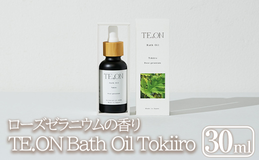 K-660  Bath Oil Tokiiro ローズゼラニウムの香り(30ml)【SOOM】霧島市 入浴剤 化粧品 アロマオイル 精油 エッセンシャルオイル オーガニックアロマ アロマバス シャワーオイル バスタイム スキンケア ギフト プレゼント