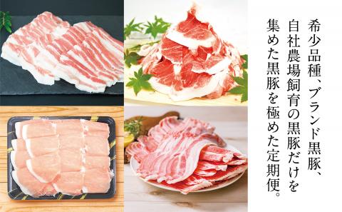 【定期便】畜産王国鹿児島の黒豚満喫コース 至高のだし付き（全5回）