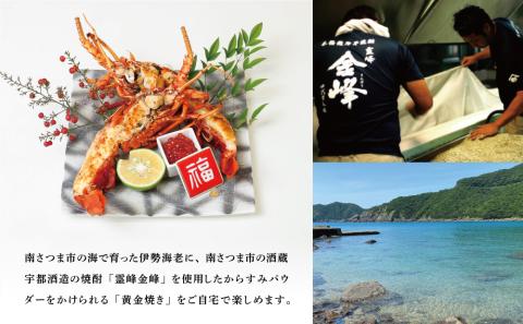 伊勢海老の黄金からすみ焼き