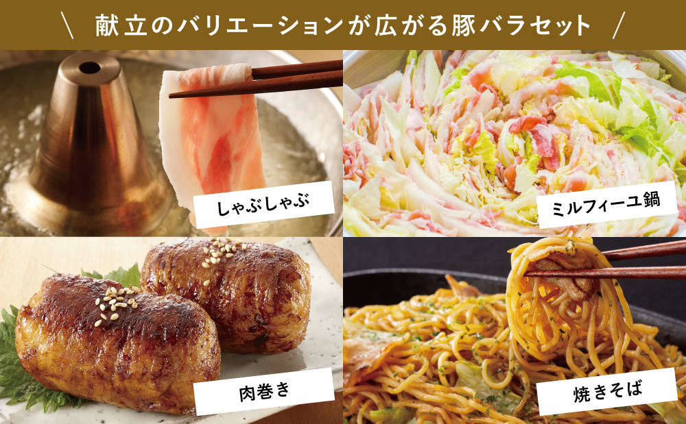 【鹿児島県産】豚バラスライス 計2kg 豚肉 豚バラ肉 しゃぶしゃぶ 豚キムチ鍋 肉巻き 炒め物 薄切り 薄手 スライス お肉 国産 小分け パック 冷凍 カミチク 南さつま市