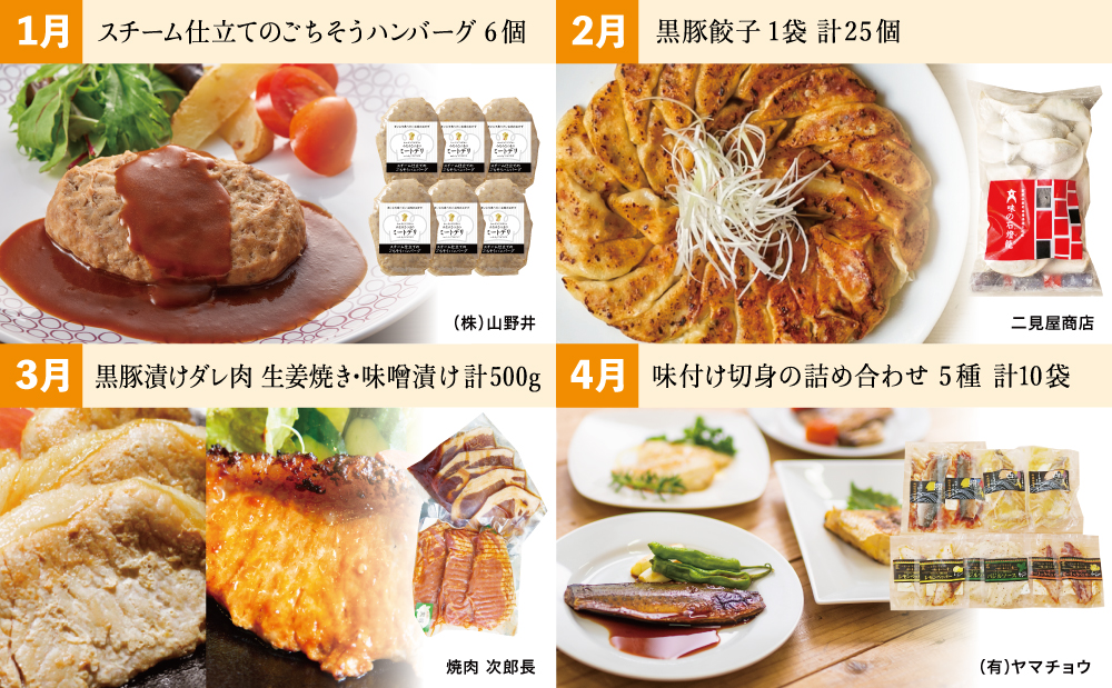 お肉とお魚の贅沢おかず定期便（全12回）毎月届くお楽しみ 惣菜 レトルト セット ハンバーグ 焼き魚 パスタソース うなぎ ビビンバ 冷凍 餃子 お吸物 鹿児島県産 黒毛和牛