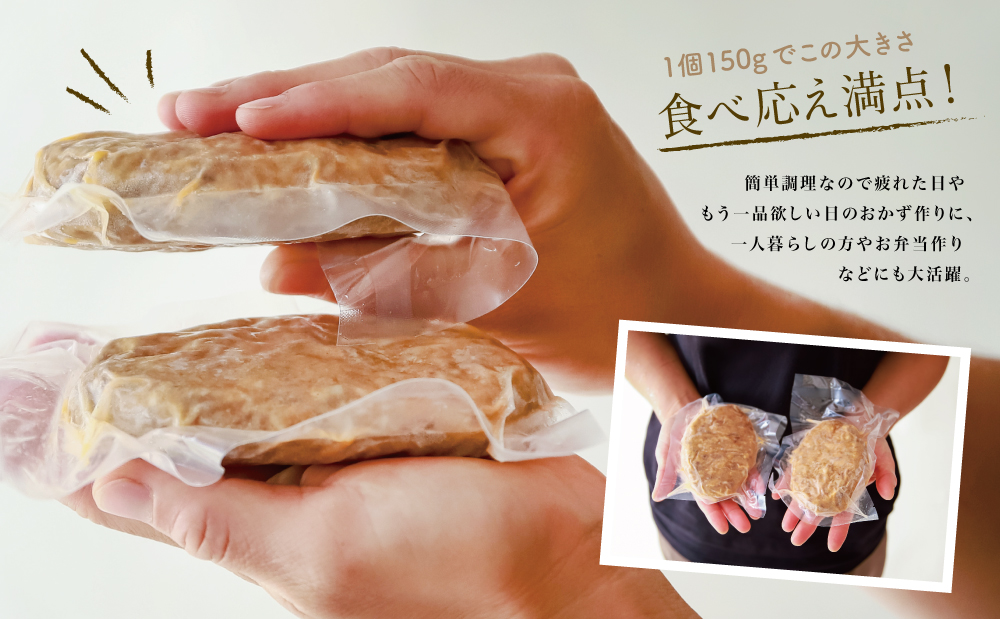 スチーム仕立てのごちそうハンバーグ 150g×11個 ［みなみさつまのミートデリ］ 山野井 ごはん おかず 惣菜 グルメ スチームハンバーグ 豚肉 牛肉 冷凍 加熱調理済み 電子レンジ調理 湯煎 食品 セット ギフト 贈答