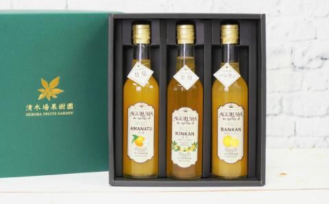 柑橘シロップ３本セット（甘夏・金柑・河内晩柑）