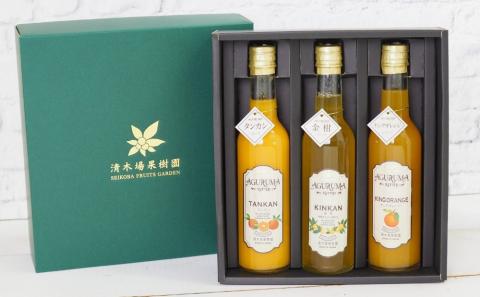 柑橘シロップ３本セット（金柑・たんかん・キングオレンジ）