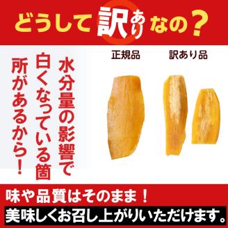 【数量限定】【訳あり】【日本農業新聞一村逸品大賞受賞】鹿児島県産紅はるかで作った干し芋(熟し芋)はねだし(計2.7kg・150g×18袋） b9-002