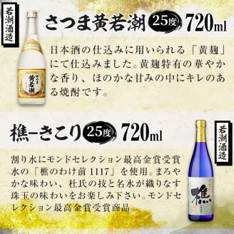 ＜入金確認後、2週間以内に発送！＞若潮酒造の本格芋焼酎10種飲み比べセット 計12本 d9-002-2w