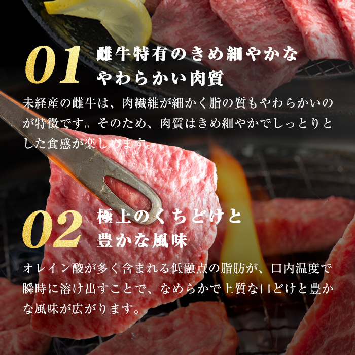 鹿児島黒牛 黒乙女 モモ焼肉 (計500g・250g×2P) 牛肉 焼肉 国産 肉 鹿児島県産 モモ肉 黒乙女 a3-234