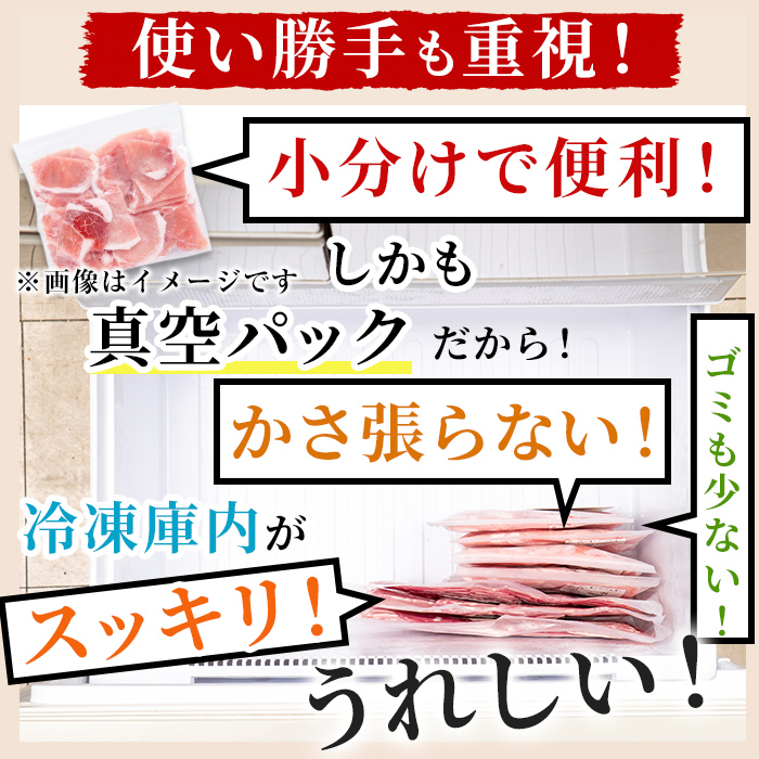 小分け・真空パック!九州産豚肉2種＜バラ・ロース＞ 計1.5kg 小分け 真空パック 豚肉 豚 ロース バラ スライス 豚バラ 豚ロース セット 九州産 国産 生姜焼き a2-094