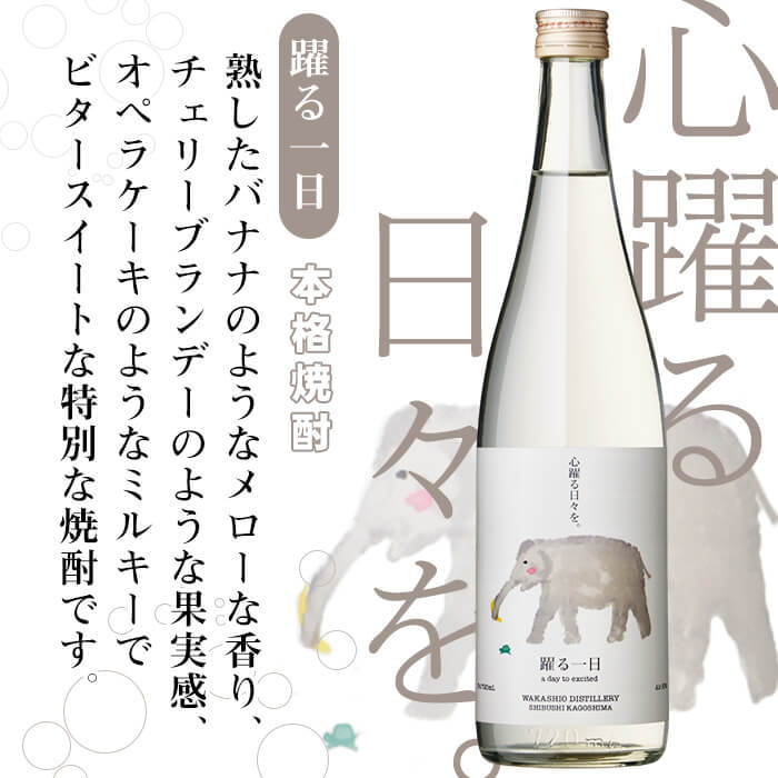 ＜入金確認後、2週間以内に発送！＞若潮酒造 焼酎・スピリッツ＜一日シリーズ＞飲み比べセット 720ml×3本 a8-071-2w