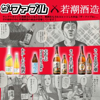 白若潮・黒若潮 900ml×6本セット「ザ・ファブル」に掲載！ b0-012